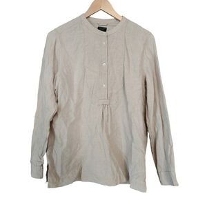 J. Crew Baird McNutt Irish Linen Tunic Top